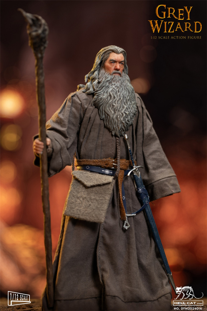 In Stock Hell Cat 1/12 Grey Wizard Action Figure (DYM202401A/B/C)