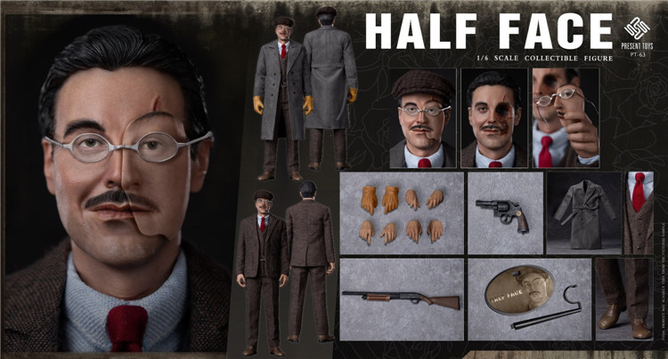 In Stock New PRESENT TOYS PT-sp63 1/6 Boardwalk Empire Richard Harrow 12" Figure