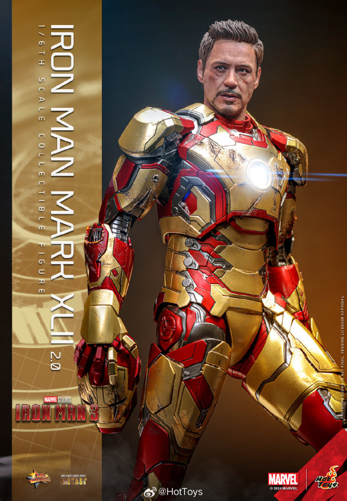 IN STOCK HOTTOYS 1/6 MMS759D66B MMS758D65B IRON MAN MK 42 DELUXE SPECIAL EDITION