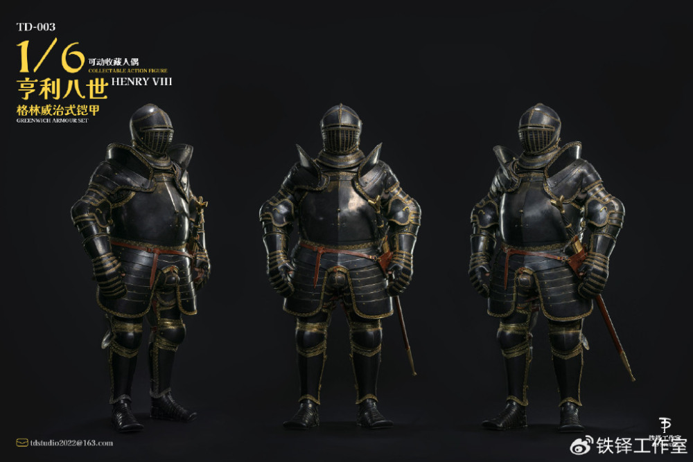[Pre-order] Tetsutaku studio  1/6th scale  TD003 Henry VIII  Greenwich Armour