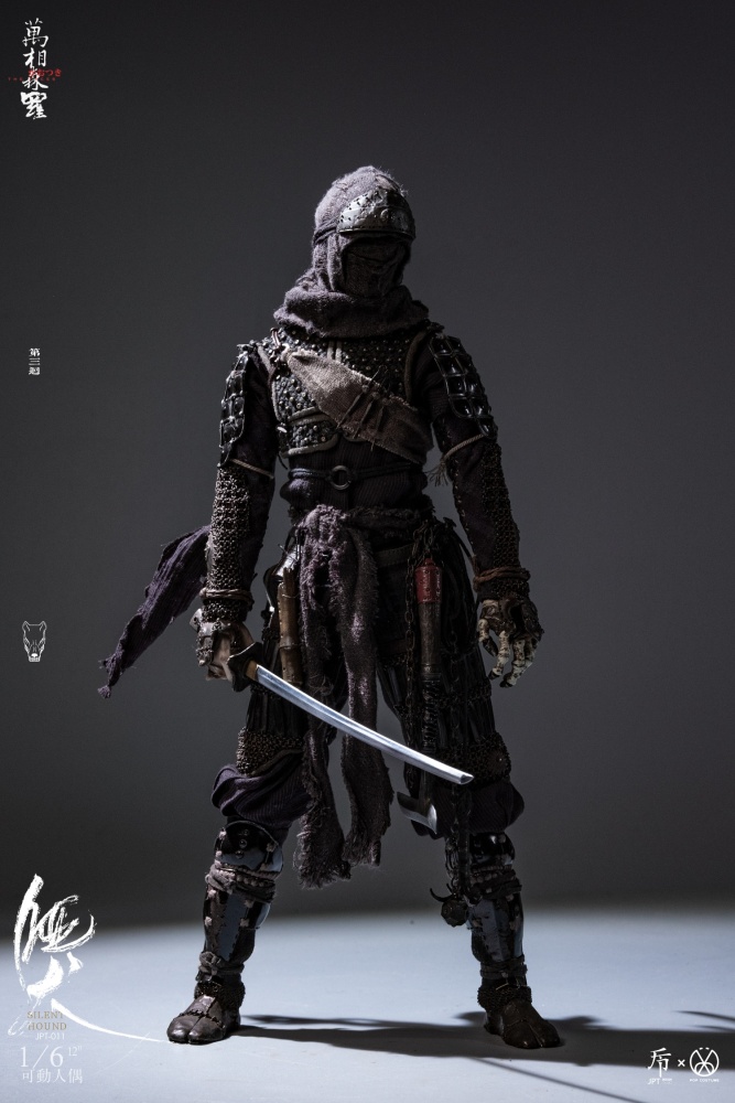 In Stock JPT design X POP COSTUME 1/6 Scale Ninja Action Figure Model