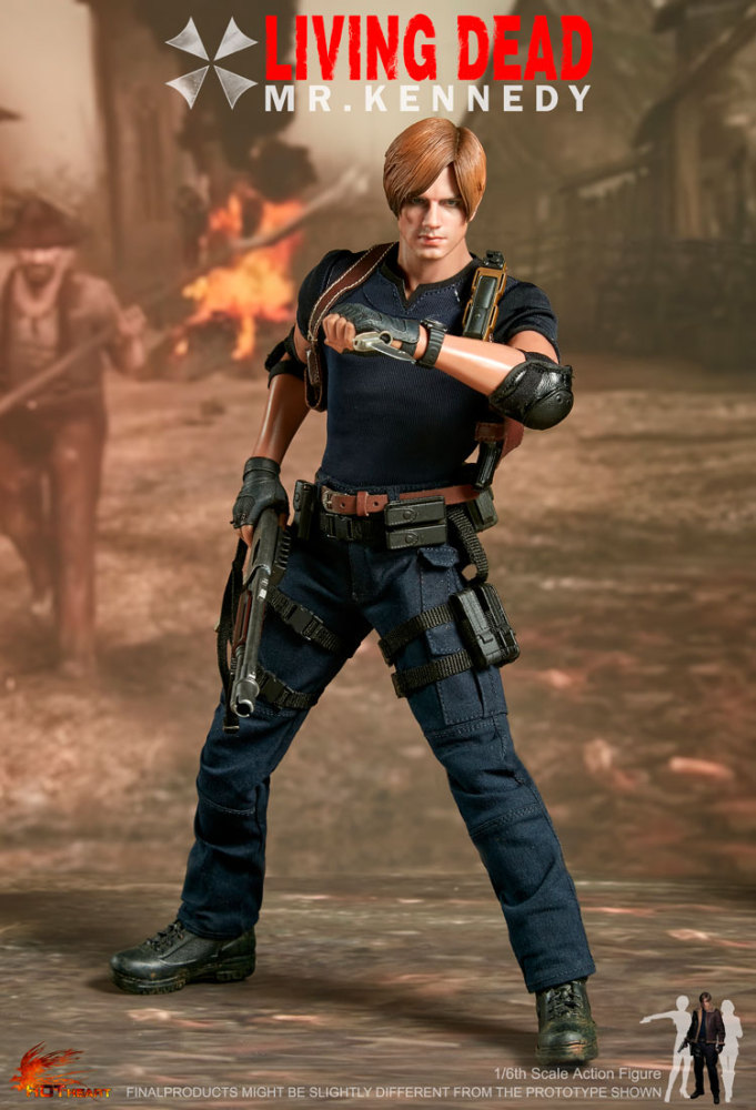 In stock Hot Heart 1/6 Resident Evil Leone Mr.Kennedy Action Figure FD014