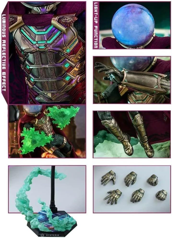 Hot Toys Marvel Comics Spider-Man Far from Home Mysterio Jake Gyllenhaal 1/6 Scale Collectible Figure