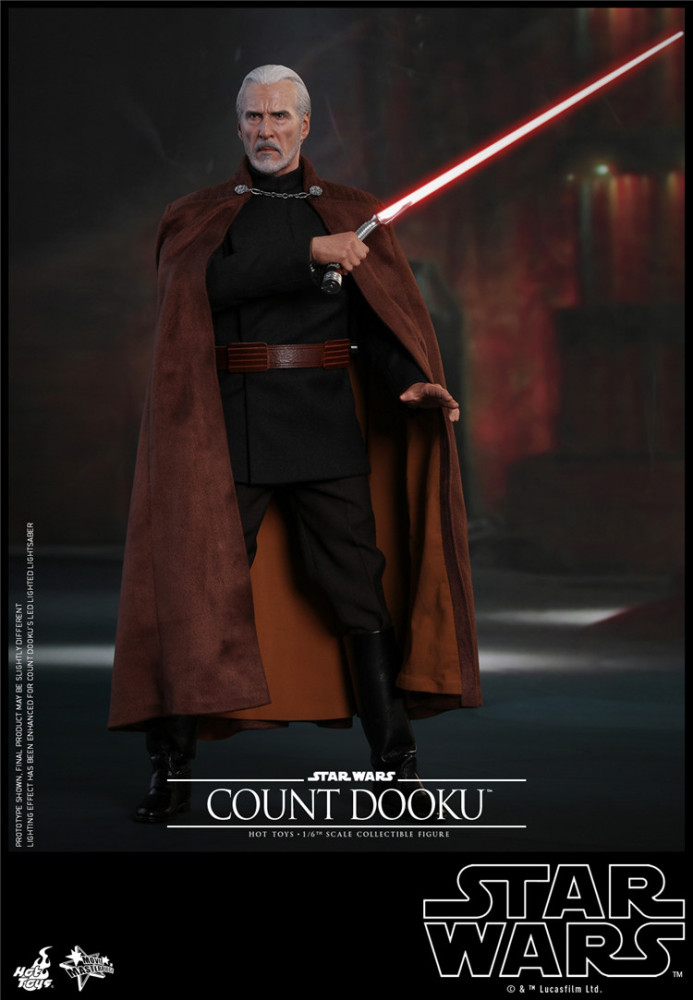 In Stock  Hot Toys MMS496 Star Wars Episode II AOTC Count Dooku 1/6 Rare Figure