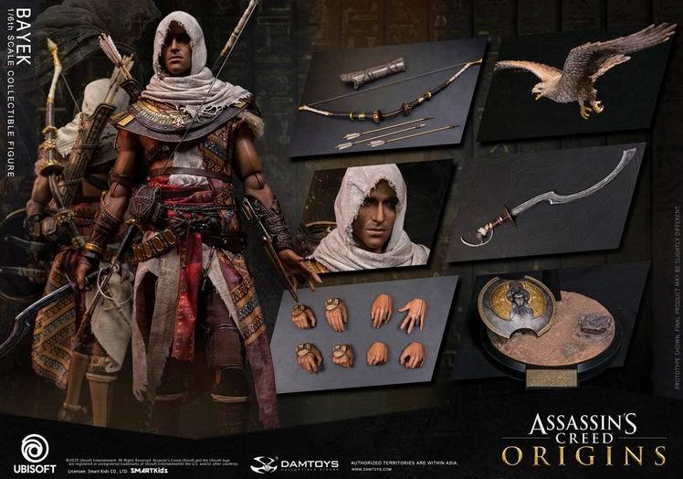 In Stock  DAMTOYS DMS013 Bayek Assassin's Creed Origins 1/6th Action Figure