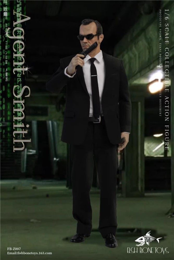 In Stock Fish Bonetoys FB-Z007 Hacker Task Agent Smith 1/6 Action Figure Toy