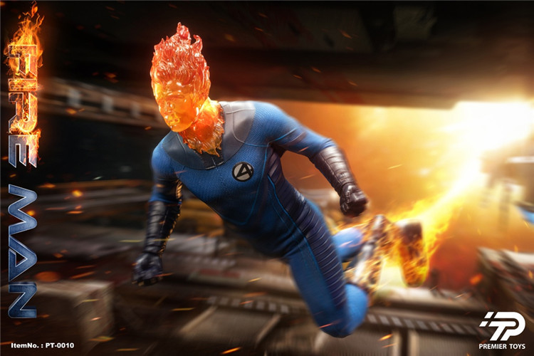 IN-STOCK PREMIER TOYS 0 1/6 Man of Fire Collectible Action Figure