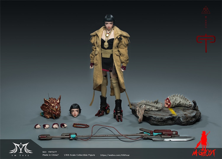 In Stock  1/6 Scale YMTOYS YMT077 Female M-GHOST Huntress Team Solider 12" Action Figures