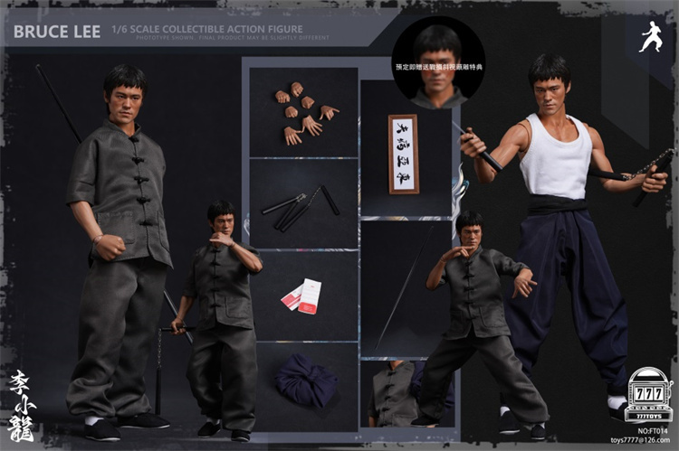 In Stock 1/6 777TOYS FT014 Bruce Lee Collectible Male Action Figure Model Toy