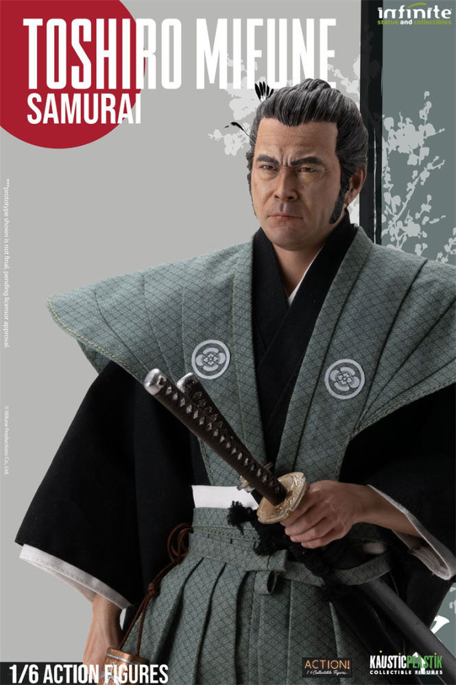 In Stock  Infinite Statue X Kaustic Plastik Toshiro Mifune Samurai/Ronin/Double Pack 1/6  Action Figure