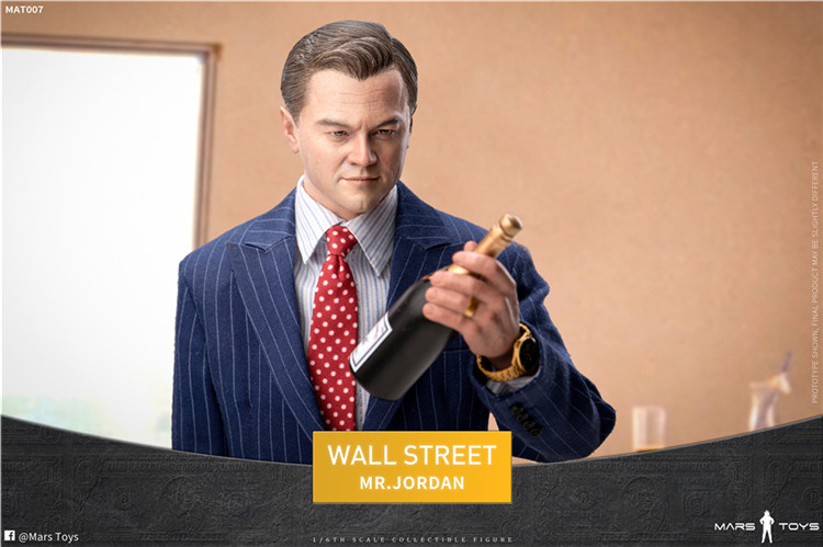 New Mars Toys MAT007 WallStreet 1/6 Leonardo DiCaprio 12" Action Figure In Stock