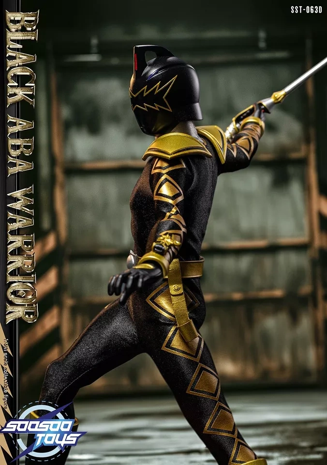In Stock  Soosootoys SST-063D 1/6 Black Aba Warrior Collectible Action Figure