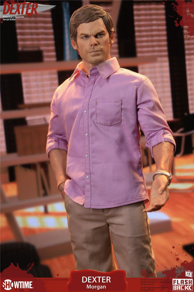 In Stock FLASHBACK 1/6 Bloodthirsty Forensic Dexter 12"Action Figure Toy