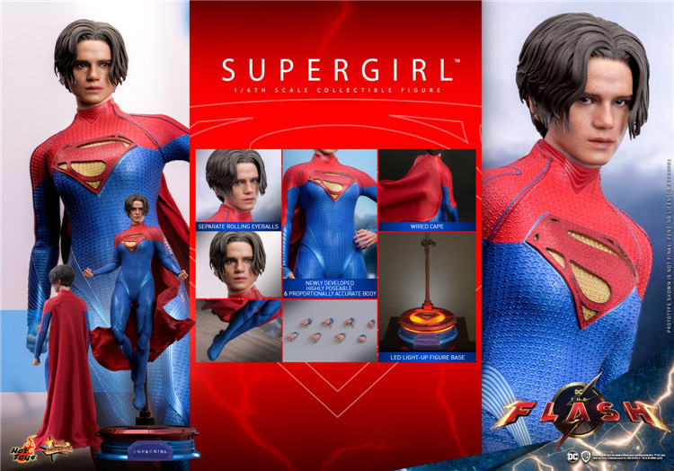 In Stock  Hot Toys MMS715 The Flash Supergirl 1/6 Action Figure