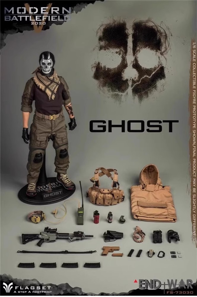 In Stock  FLAGSET FS73030 Modern Battleground Ends War Ghost 2.0 1/6 action figures