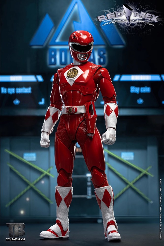 TOYS BATTALION 1/6 TB013 Red Tyrannosaurus Warriors & TB014 Blue Ceratops Warriors & TB015 Black Mammoth Warriors