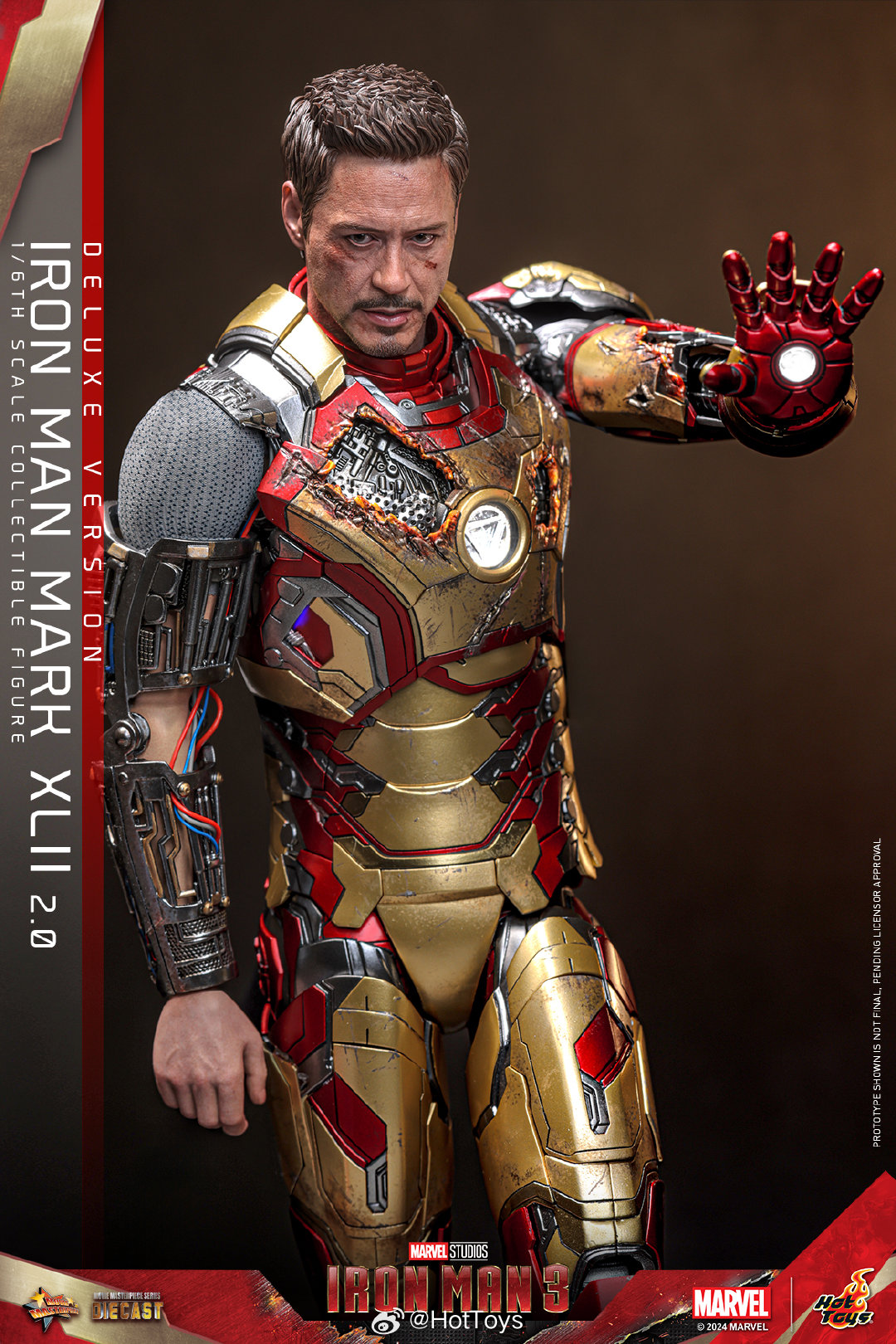 FIRST BATCH - HOT TOYS 1/6 MMS759D66B MMS758D65B IRON MAN MK 42