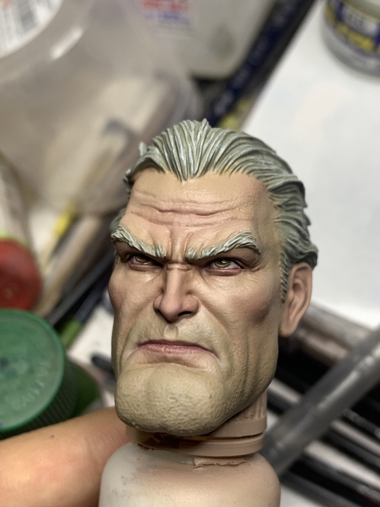 TDKR Batman Bruce 1/6th Headsculpt