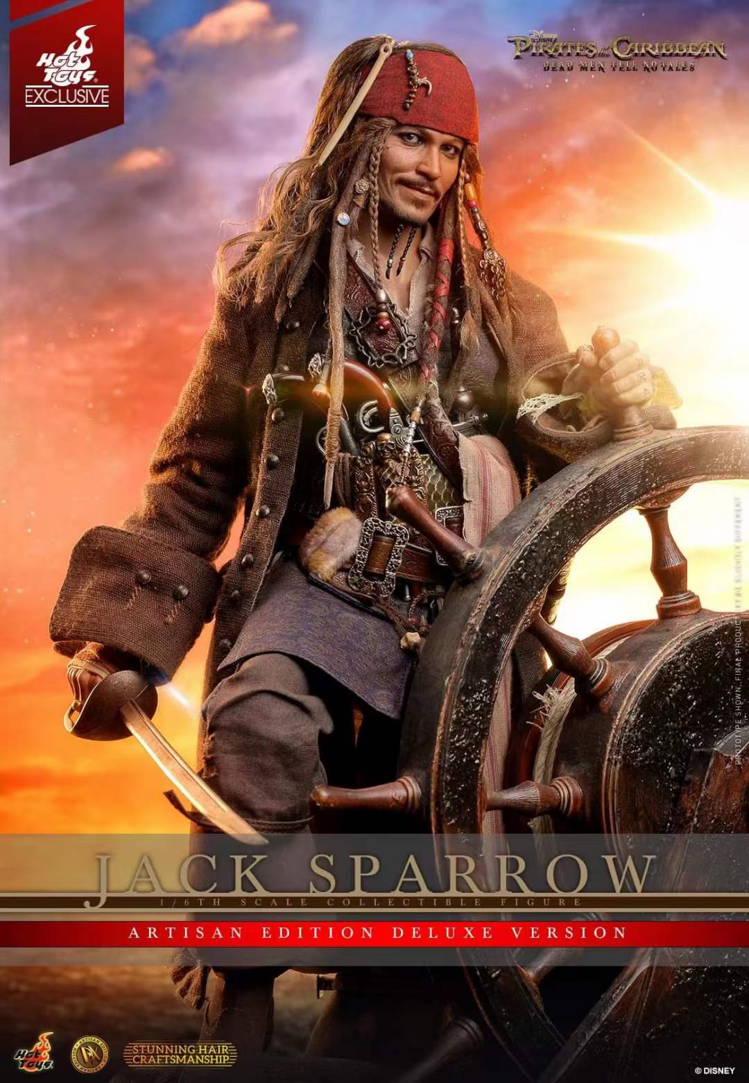 First batch HOTTOYS 1/6 DX37 DX38 ARTISAN JACK SPARROW