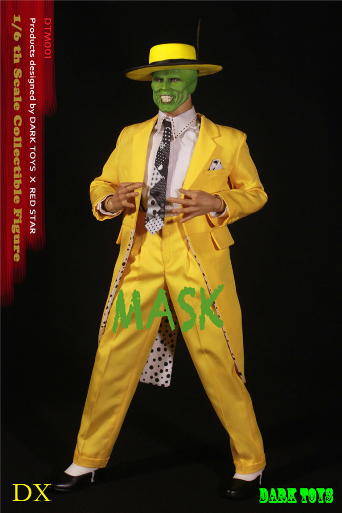 Instock DARK TOYS 1/6 Scale THE MASK Jim Carrey DTM001 DX Ver. Action Figure