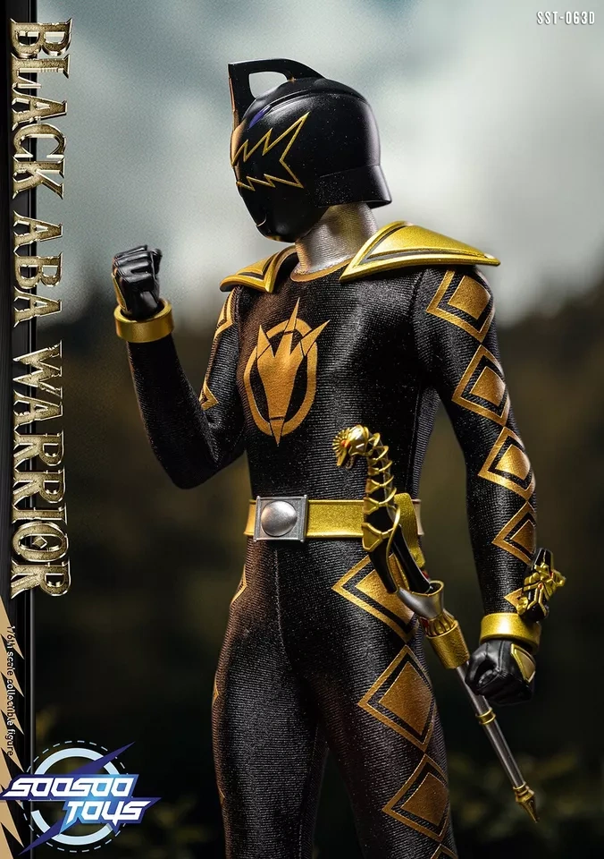 In Stock Soosootoys SST-063D 1/6 Black Aba Warrior Collectible