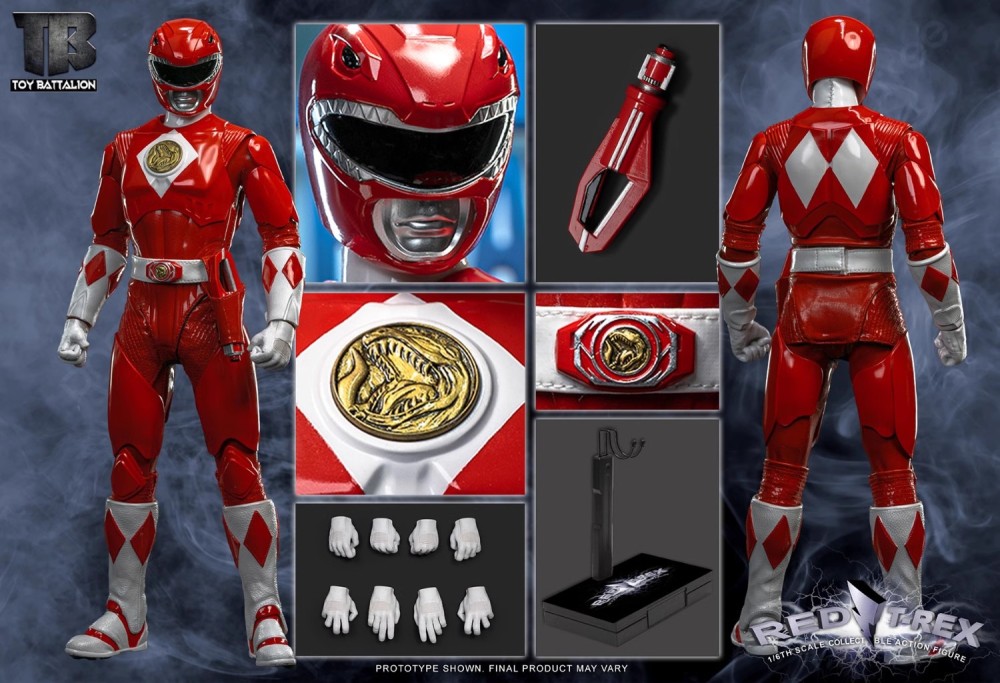 TOYS BATTALION 1/6 TB013 Red Tyrannosaurus Warriors & TB014 Blue Ceratops Warriors & TB015 Black Mammoth Warriors