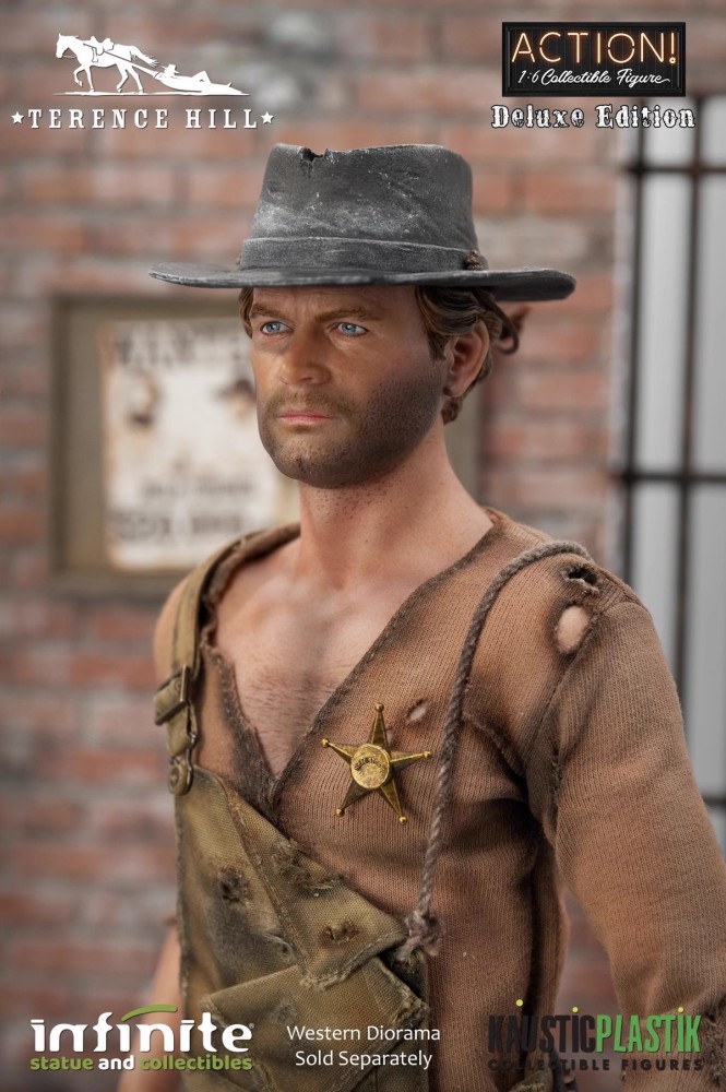 In Stock  Mario Girotti Terence Hill As Trinity' Infinite Statue Sideshow Available Now