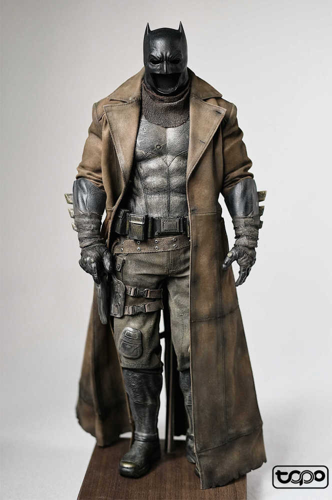 In Stock TOPO STUDIO TP013 Knightmare Batman 1/6 Scale Trench Coat Figure Accessories