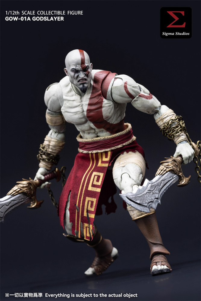 [Pre-order] SIGMA STUDIOS GOW-01A 1/12 The God Kratos Ghost of War Action Figure Toy