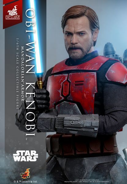 In Stock HOTTOYS 1/6 TMS126 OBI WAN KENOBI MANDALORIAN ARMOR