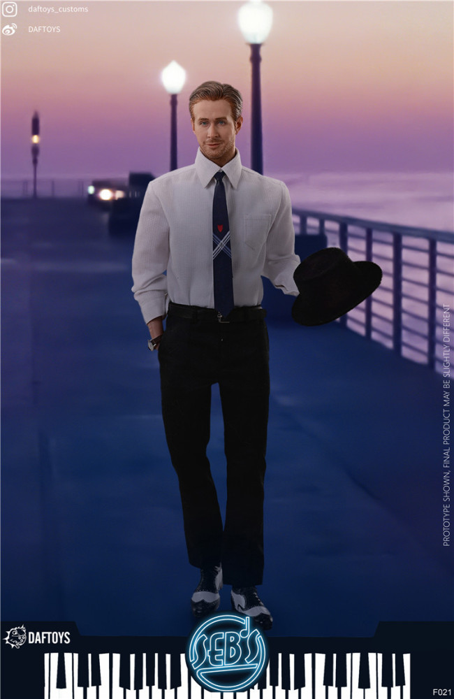 In Stock DAFTOYS 1/6 F021 La La Land Ryan Gosling Standard Ver Action Figure
