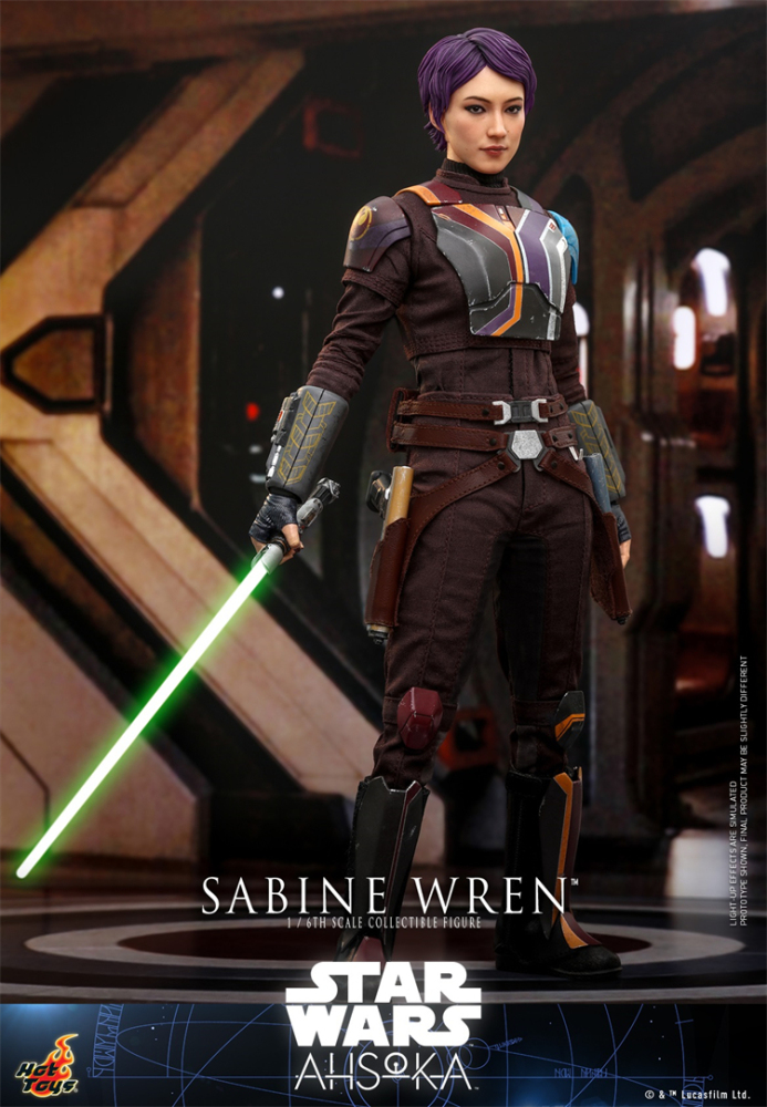 In Stock Hot Toys TMS111 Star Wars Ahsoka Sabine Wren 1/6 Scale Collectible Figure
