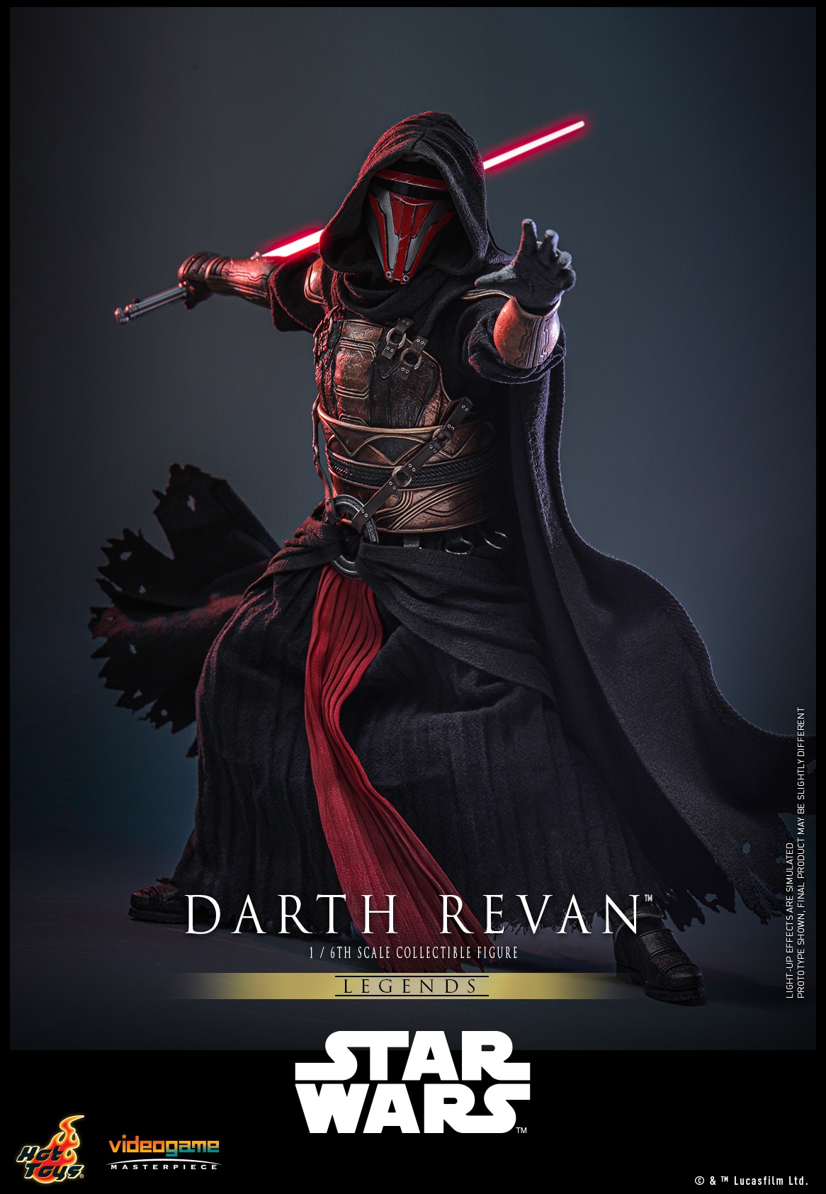In Stock Hot Toys 1/6 VGM62 Star Wars Legends Darth Revan 1/6