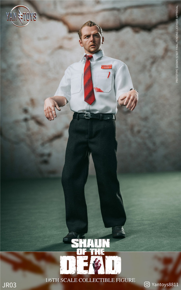 YANTOYS JR03 1/6 Shaun of the Dead Action figure INSTOCK