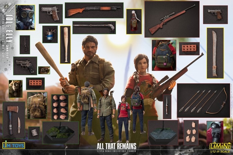 In Stock LIMTOYS LMN006 1/12 The Last of Us Joel & Ellie Action
