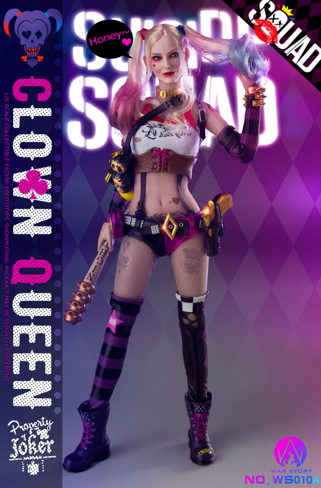 In Stock WAR STORY WS010B 1/6 Joker Clown Harleen Queen Figure Toy Deluxe Ver.