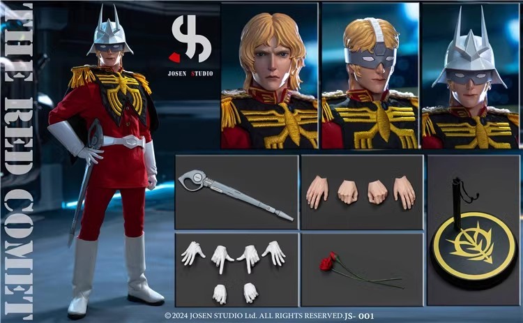 In Stock JOSEN STUDIO JS001 1/6 Red Comet Collectible Action Figure Model Toy