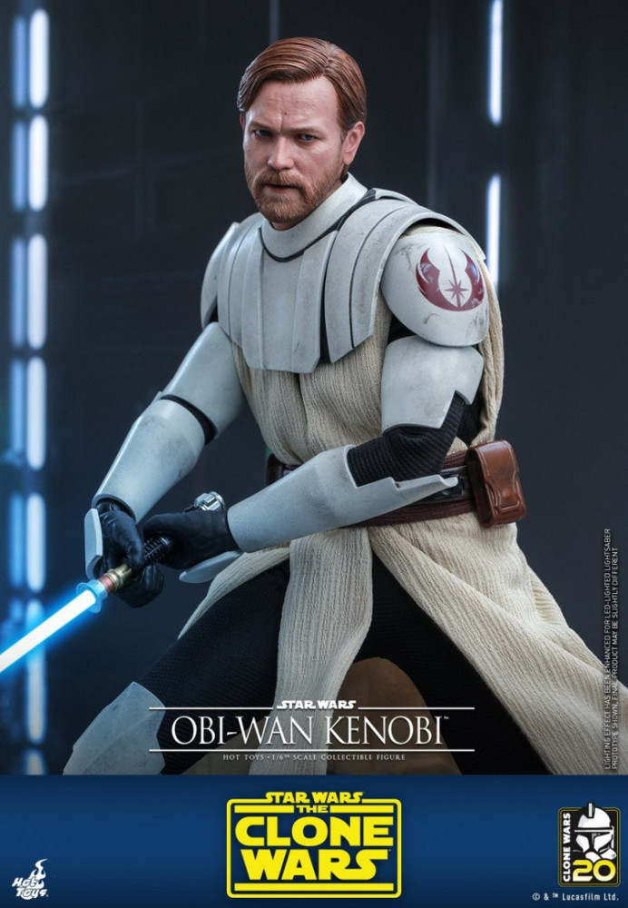 In Stock HOTTOYS 1/6 TMS095 OBI-WAN KENOBI THE CLONE WARS