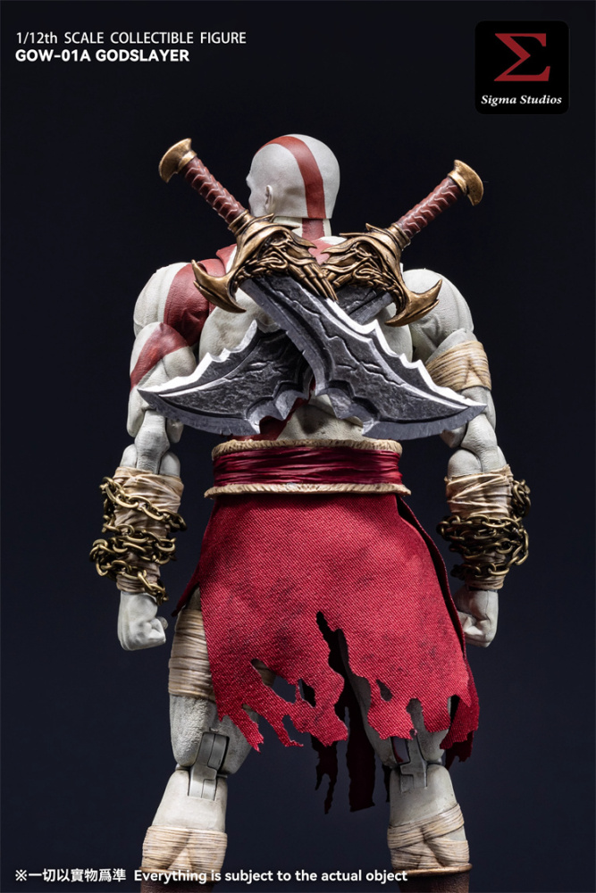 [Pre-order] SIGMA STUDIOS GOW-01A 1/12 The God Kratos Ghost of War Action Figure Toy