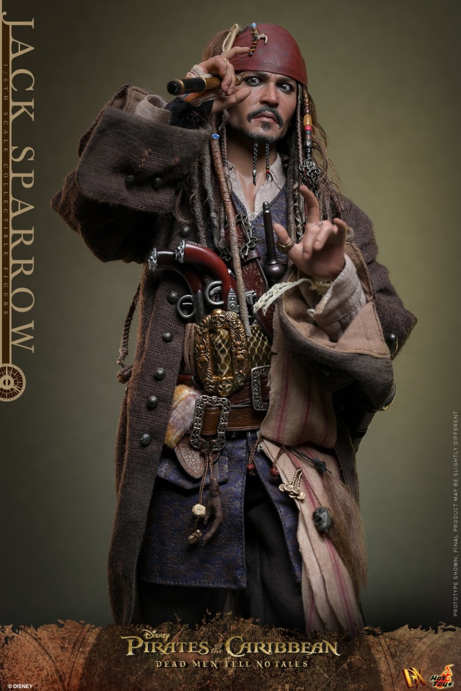 [Pre-order] HOTTOYS HT 1/6 Pirates of the Caribbean 5 JACK DX39AE Hair transplant version