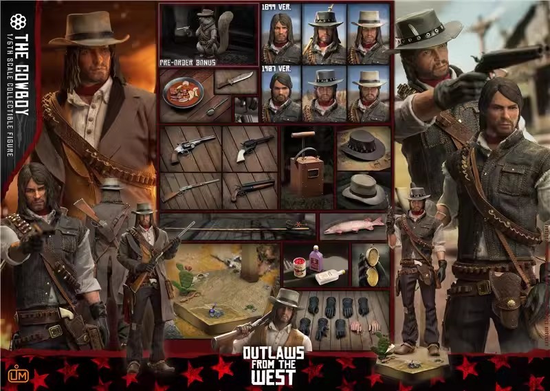 [Pre-order]  LimToys LIM011 1/6 Red Dead Redemption John Marston 12" Action Figure