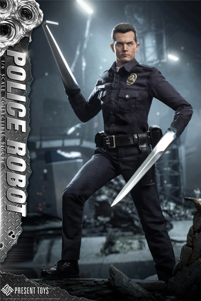 In Stock PRESENT TOYS PT-sp62 1/6 The Police Robot 12" Action Figure