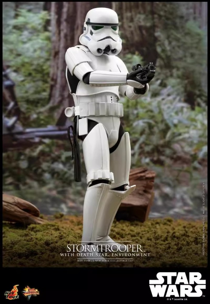 In Stock Hot Toys MMS736 1/6 Stormtrooper with Death Star Environment Set Action Figure