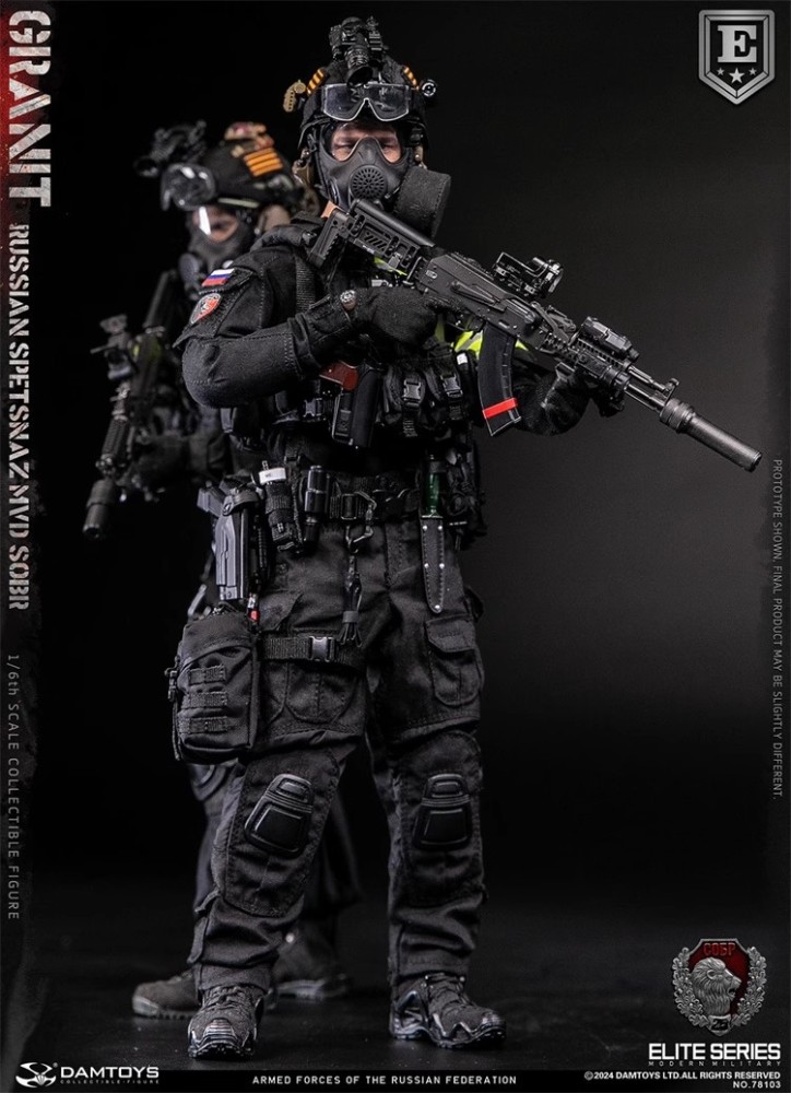 In Stock DAMTOYS 1/6 78103S Special Edition The Granite Special Response Team of the Ministry of Internal Affairs of the Russian Federation