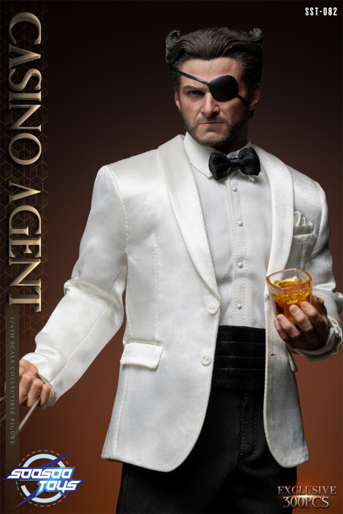In Stock SOOSOOTOYS 1/6 SST-082 Casino Wolf Wolverine is a hands-on model