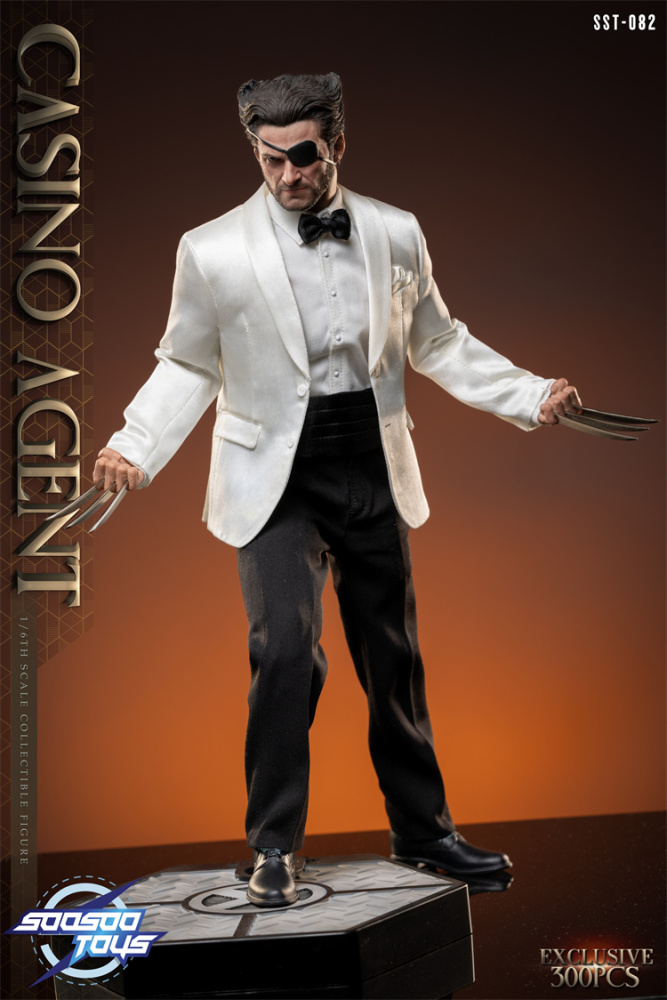 In Stock SOOSOOTOYS 1/6 SST-082 Casino Wolf Wolverine is a hands-on model
