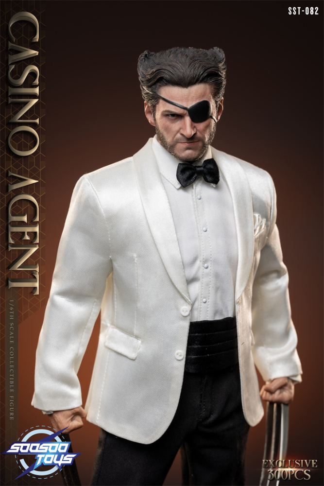 In Stock SOOSOOTOYS 1/6 SST-082 Casino Wolf Wolverine is a hands-on model