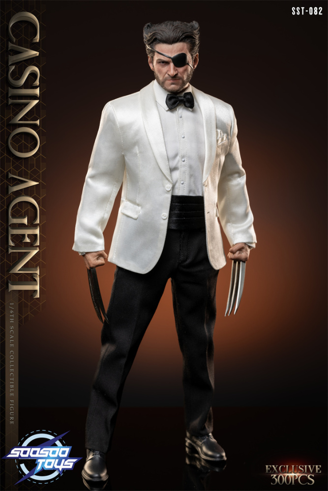 In Stock SOOSOOTOYS 1/6 SST-082 Casino Wolf Wolverine is a hands-on model
