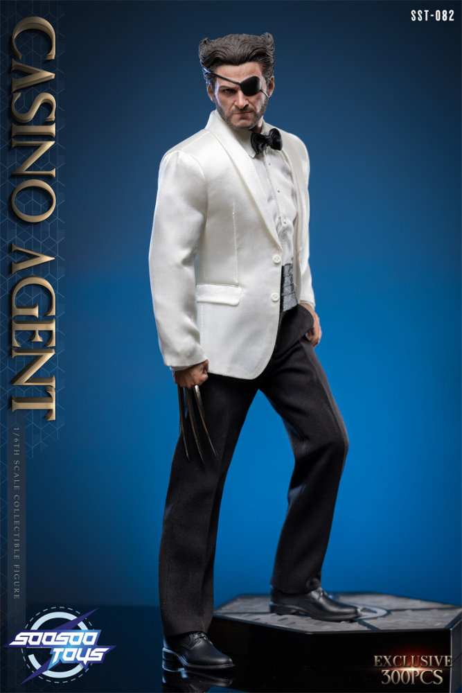 In Stock SOOSOOTOYS 1/6 SST-082 Casino Wolf Wolverine is a hands-on model