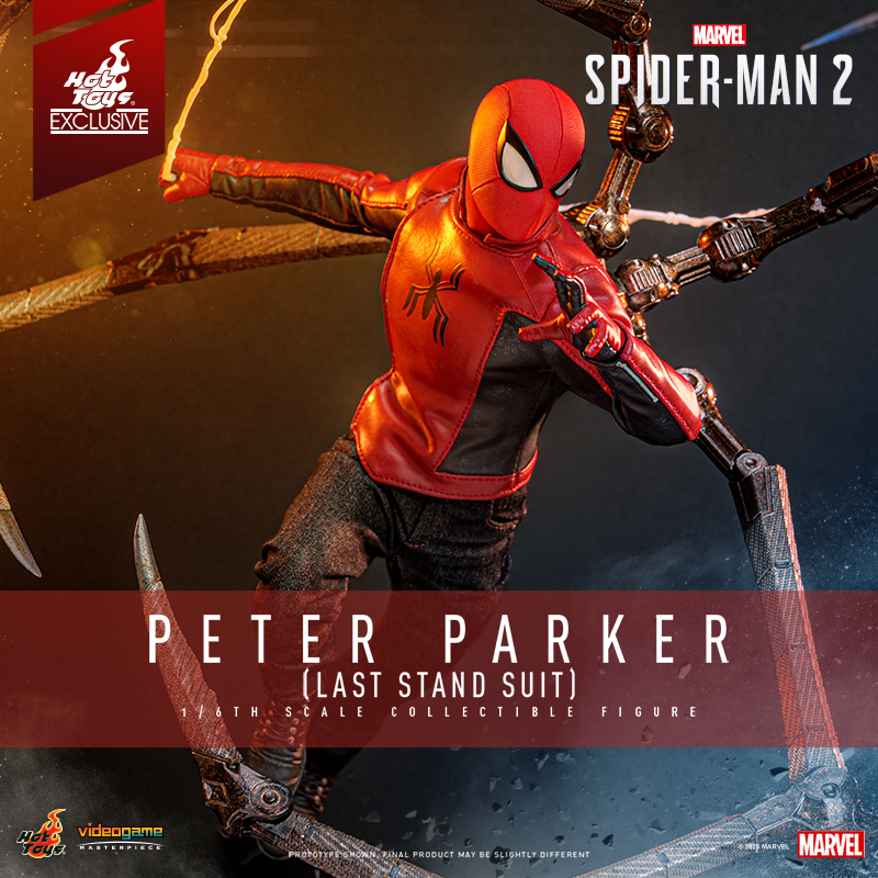 In Stock HOTTOYS 1/6 VGM71 Peter Parker (Desperate Battle Suit Version)